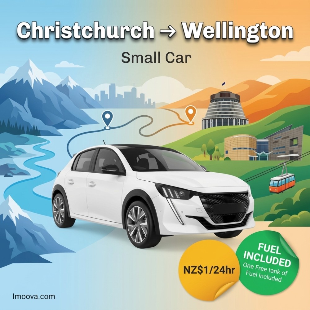 Small Car - Christchurch to Wellington