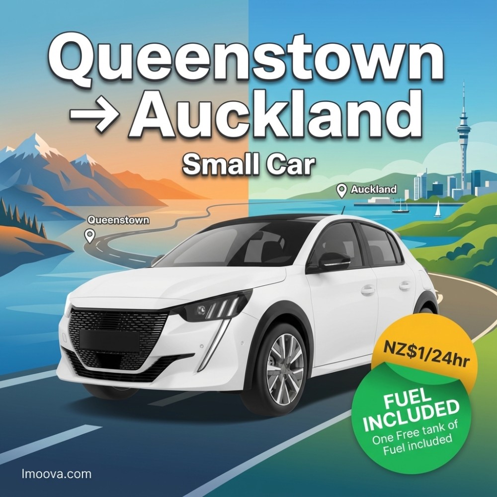 Small Car - Queenstown to Auckland