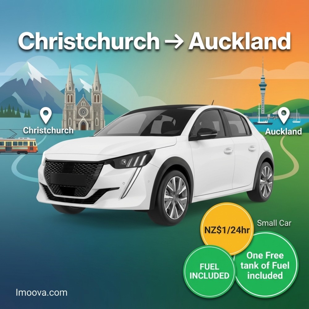 Small Car - Christchurch to Auckland