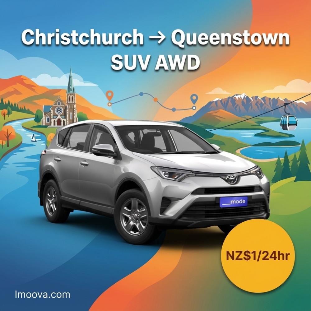 SUV AWD - Christchurch to Queenstown