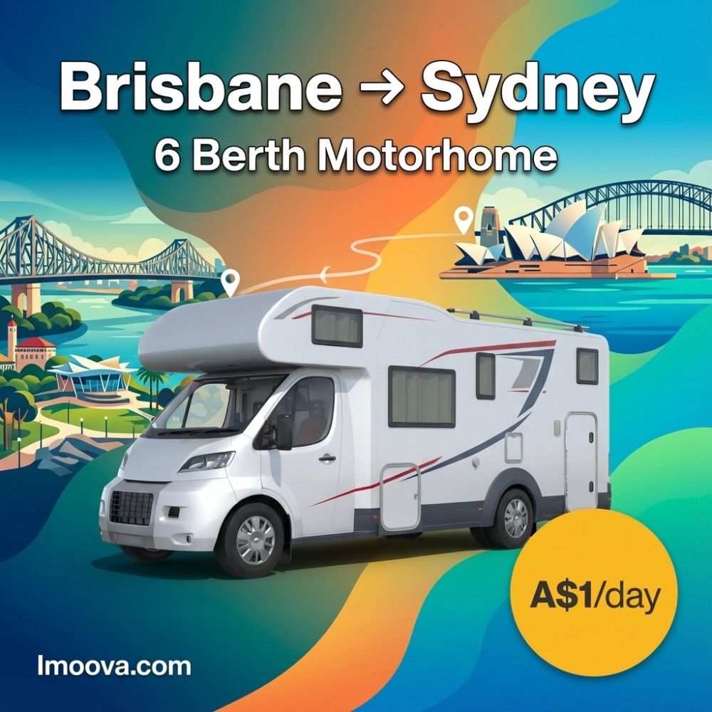 6 Berth Motorhome available for relocation from Brisbane to Sydney