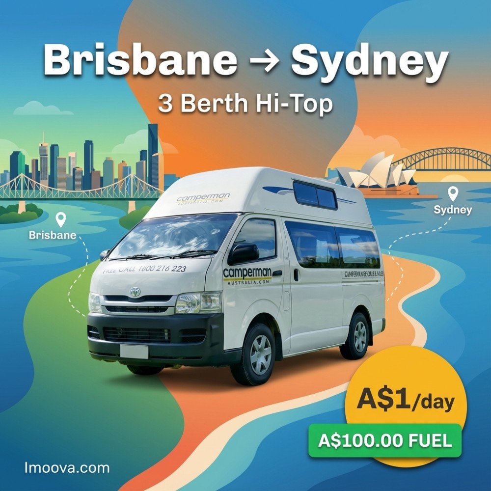 3 Berth Hi-Top available for relocation from Brisbane to Sydney