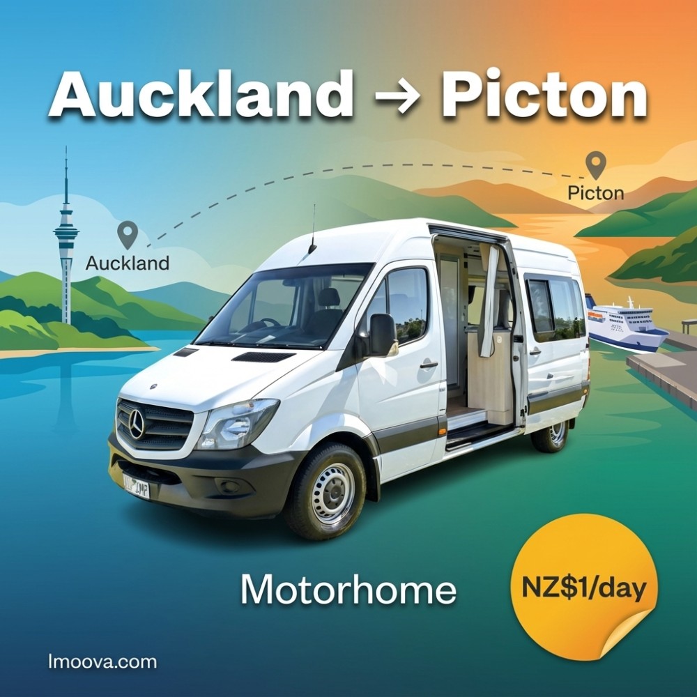 Motorhome - Auckland to Picton