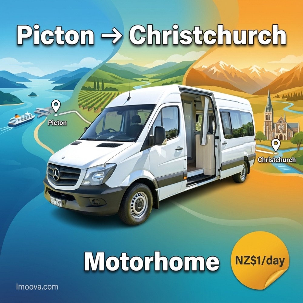 Motorhome - Picton to Christchurch