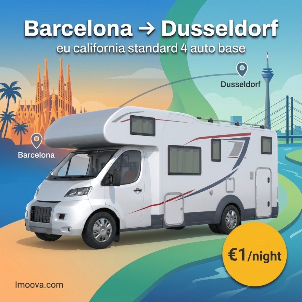 eu california standard 4 auto base - Barcelona to Dusseldorf