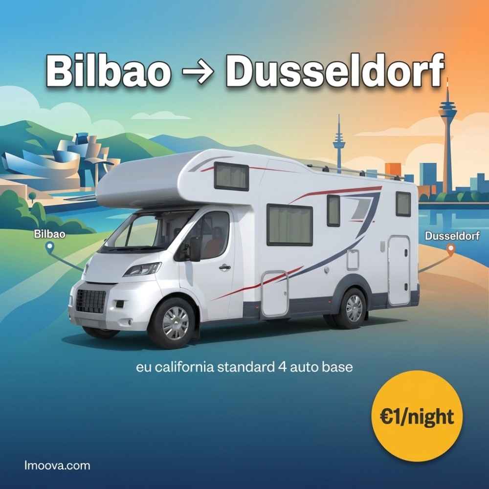 eu california standard 4 auto base - Bilbao to Dusseldorf