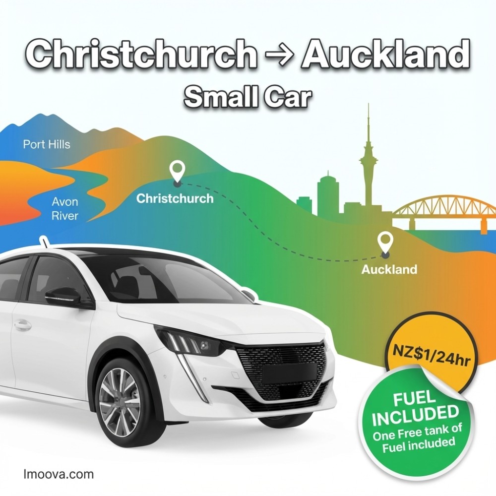 Small Car - Christchurch to Auckland