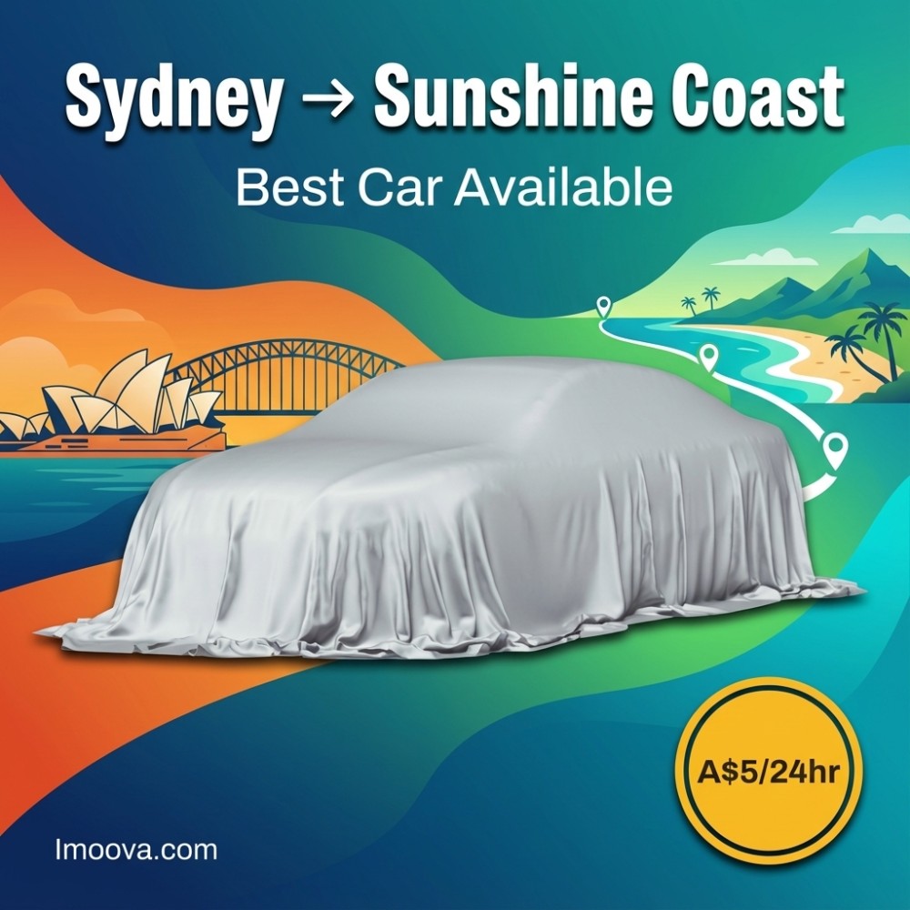 Best Car Available available for relocation from Sydney to Sunshine Coast