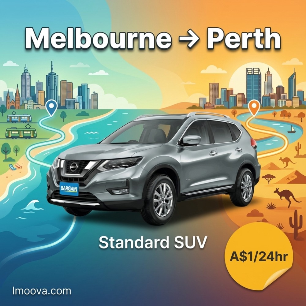 Standard SUV available for relocation from Melbourne to Perth