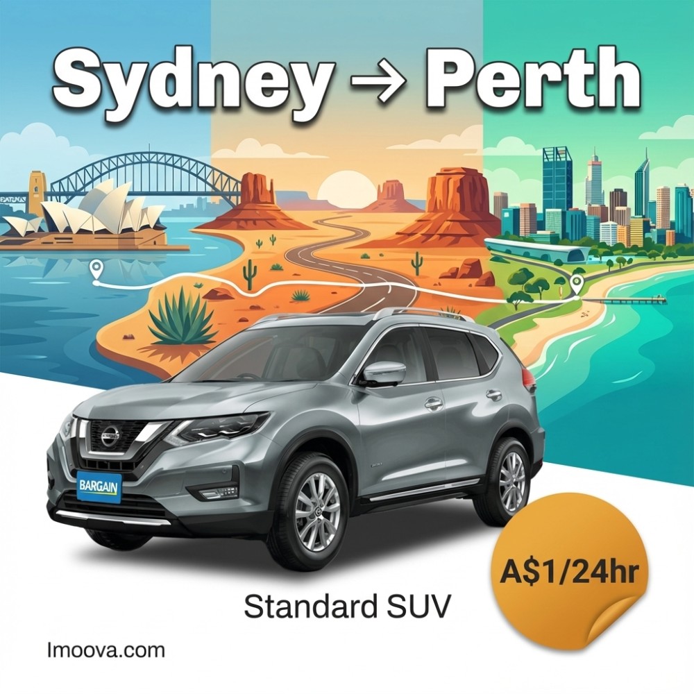 Standard SUV available for relocation from Sydney to Perth