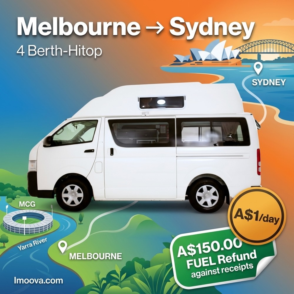 4 Berth-Hitop - Melbourne to Sydney