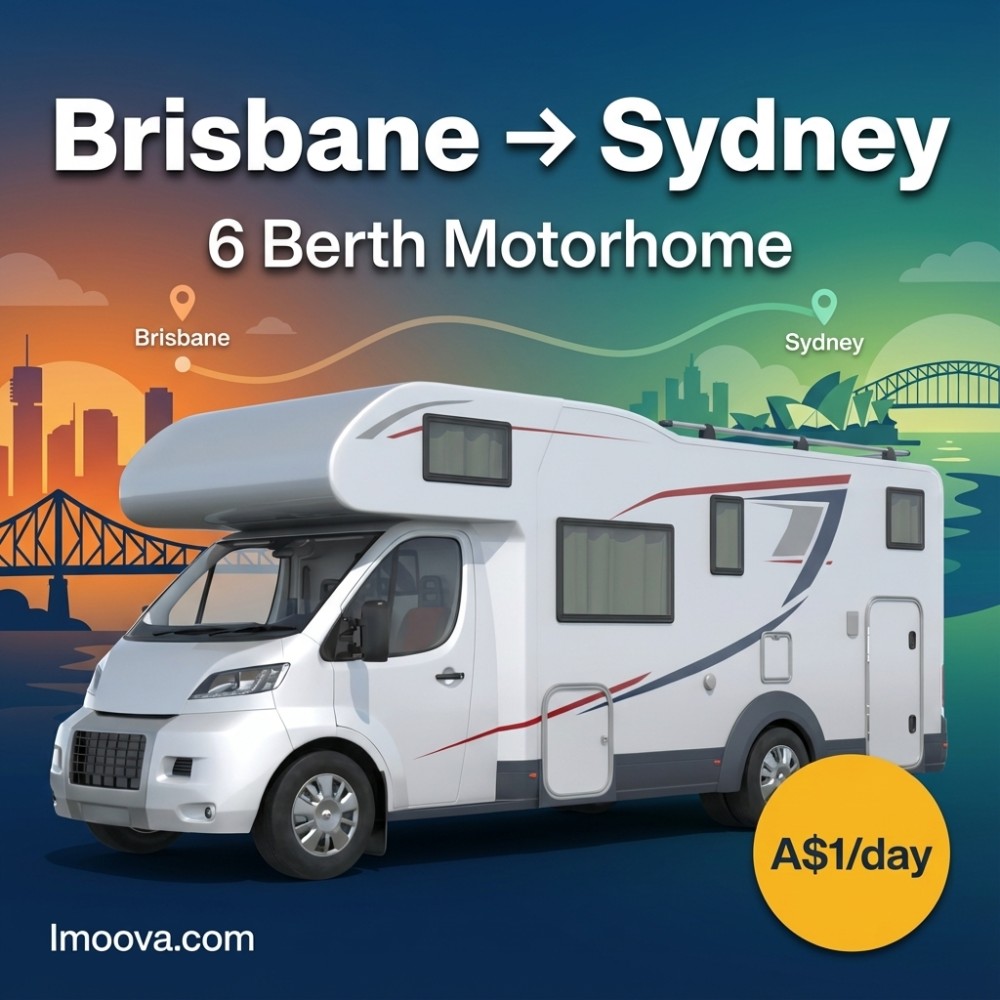 6 Berth Motorhome - Brisbane to Sydney