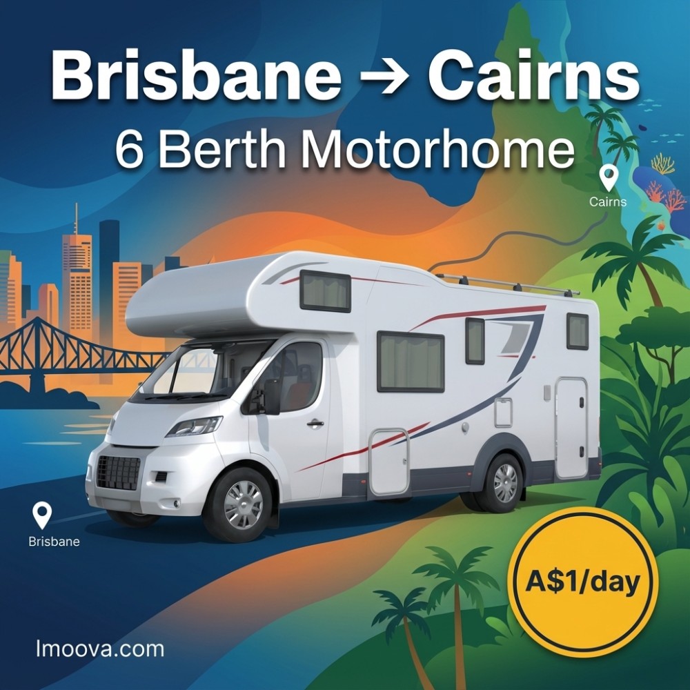 6 Berth Motorhome - Brisbane to Cairns