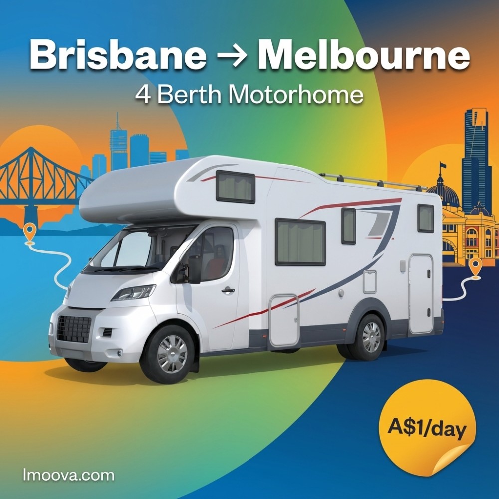 4 Berth Motorhome - Brisbane to Melbourne