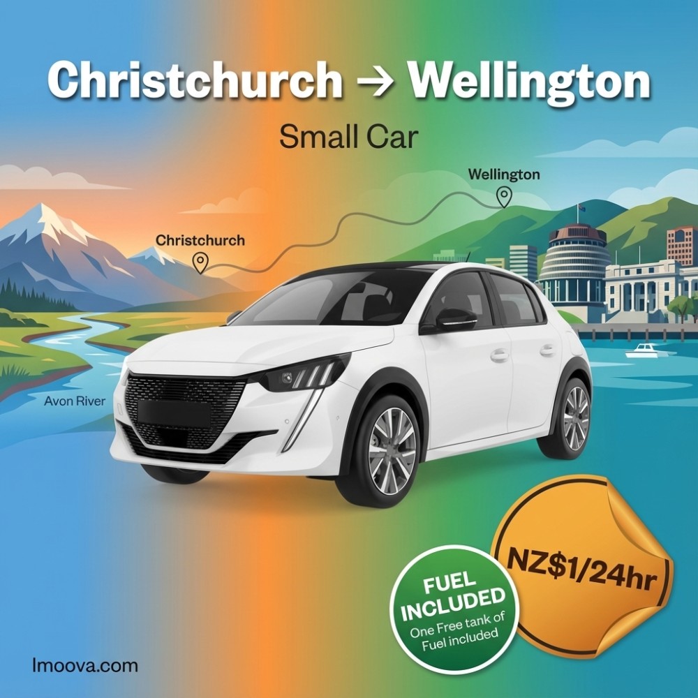 Small Car - Christchurch to Wellington
