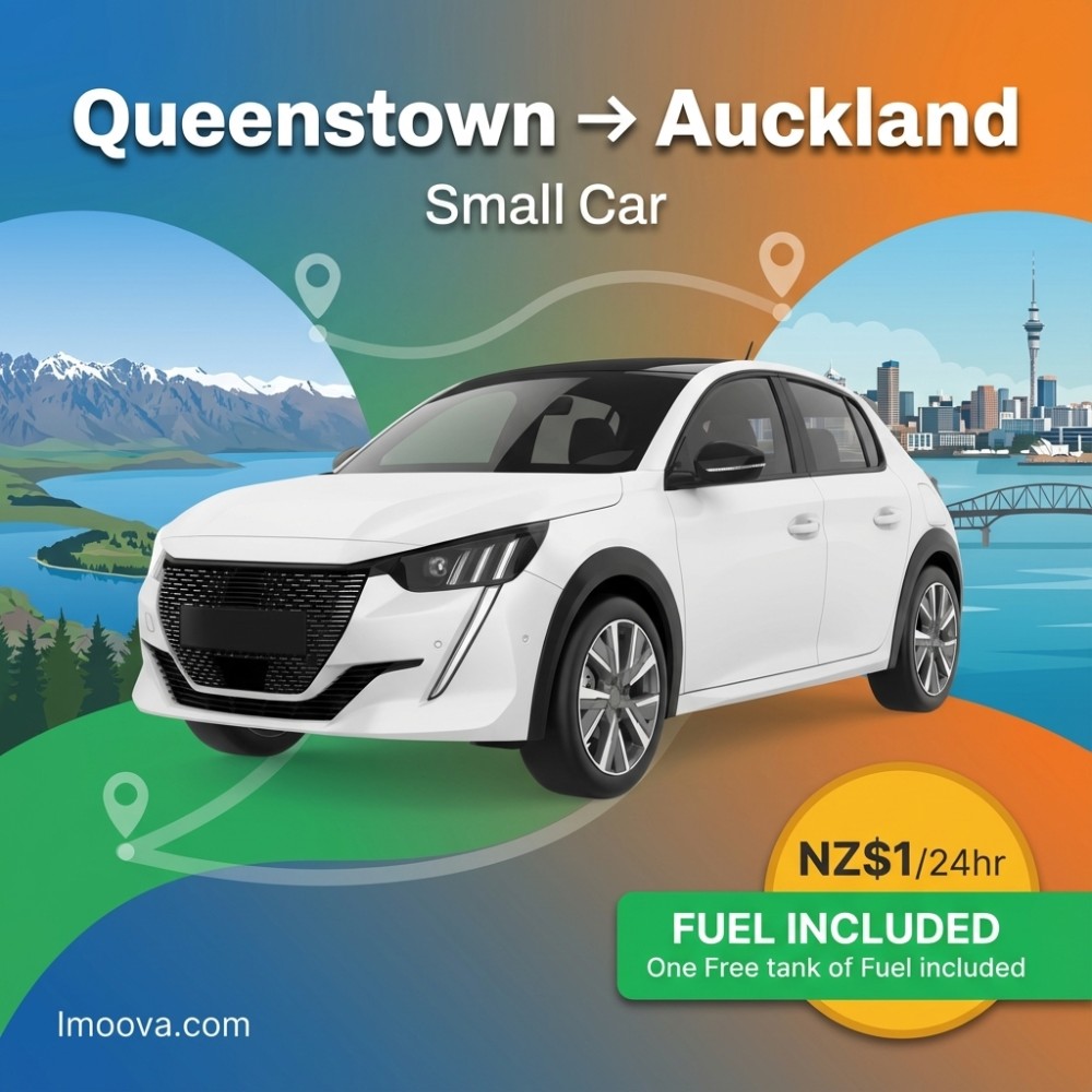 Small Car available for relocation from Queenstown to Auckland