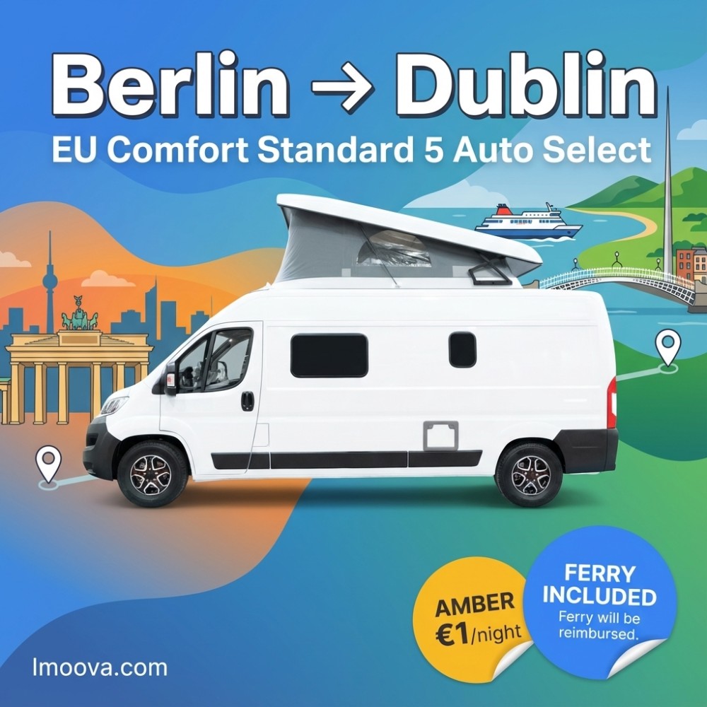 EU Comfort Standard 5 Auto Select available for relocation from Berlin to Dublin