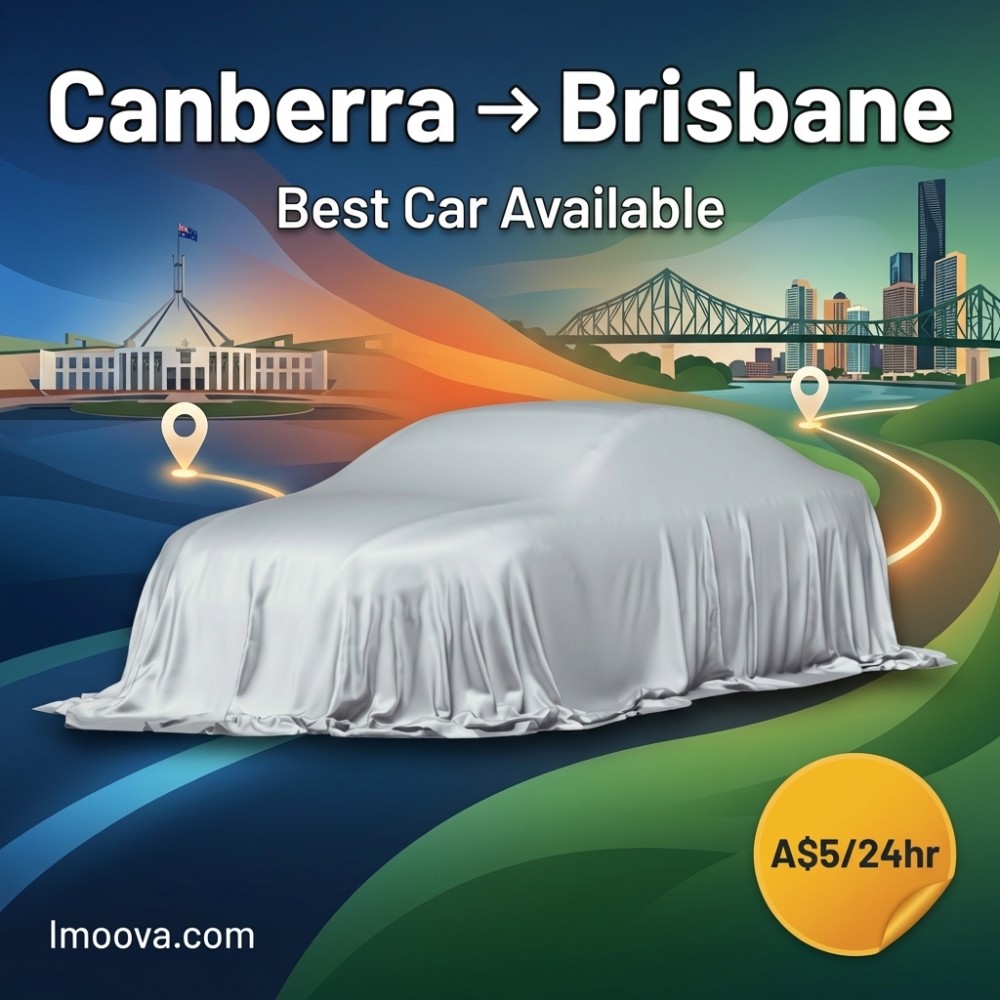 Best Car Available available for relocation from Canberra to Brisbane