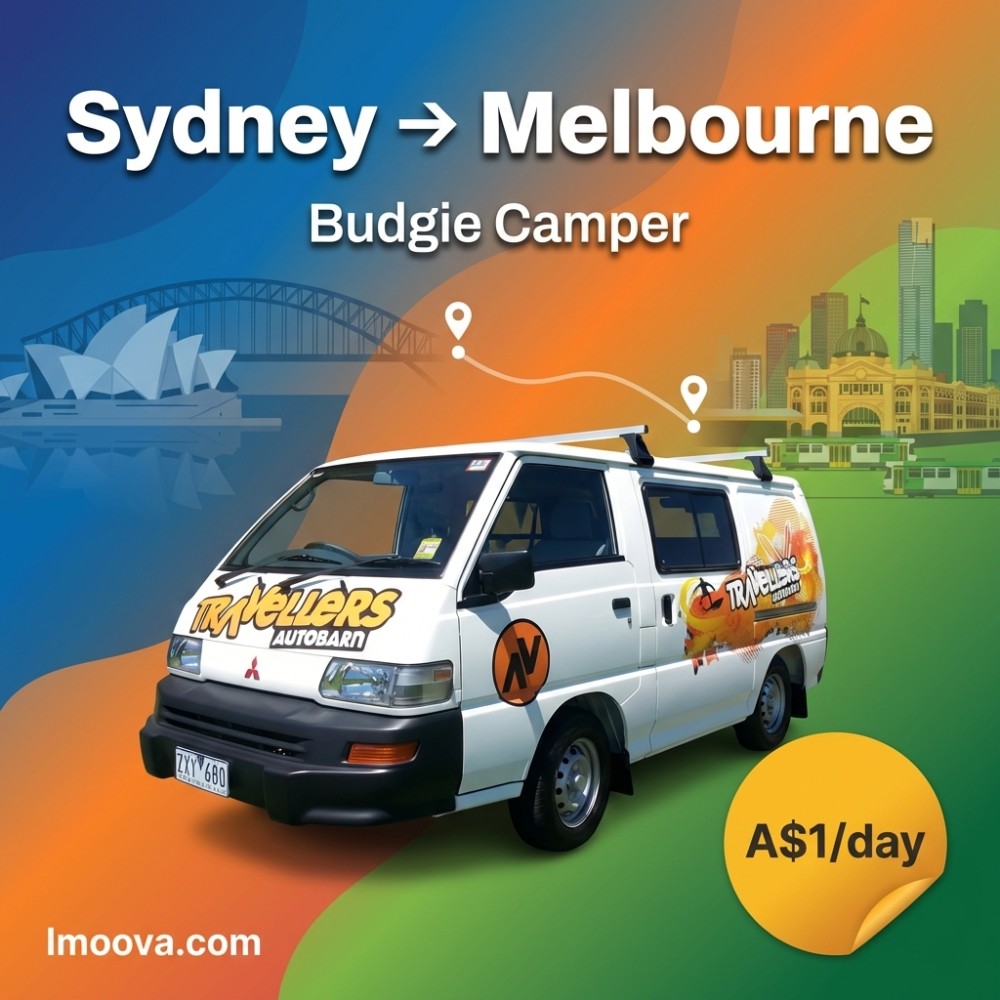 Budgie Camper available for relocation from Sydney to Melbourne