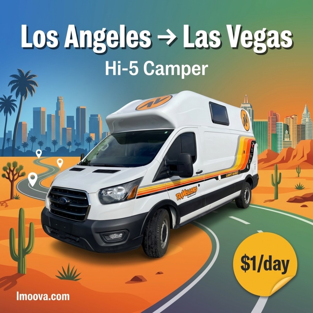 Hi-5 Camper available for relocation from Los Angeles to Las Vegas