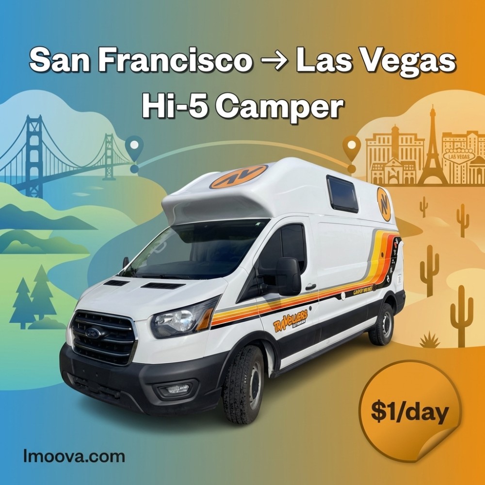 Hi-5 Camper available for relocation from San Francisco to Las Vegas