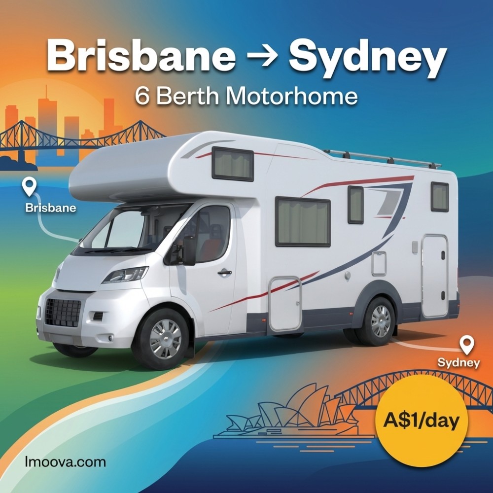 6 Berth Motorhome available for relocation from Brisbane to Sydney