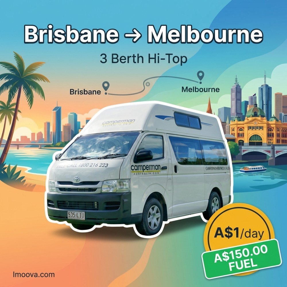3 Berth Hi-Top - Brisbane to Melbourne