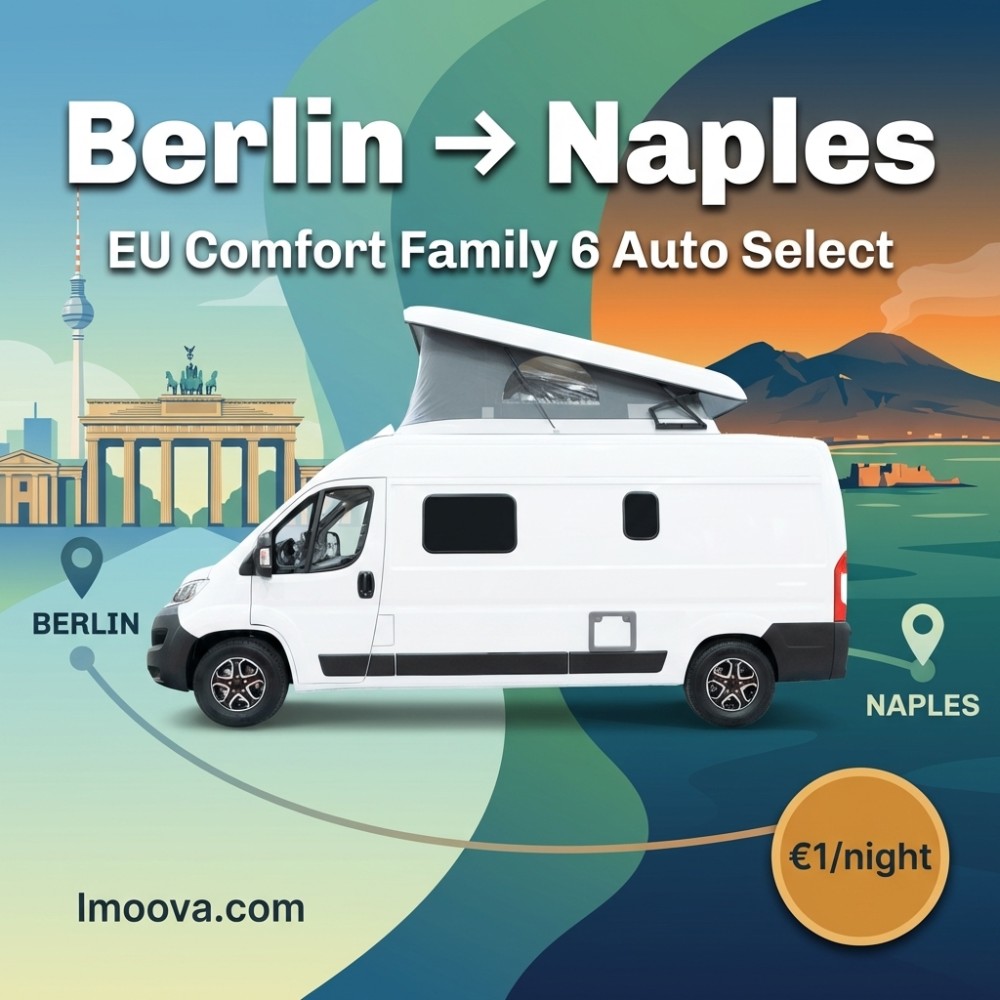 EU Comfort Family 6 Auto Select available for relocation from Berlin to Naples