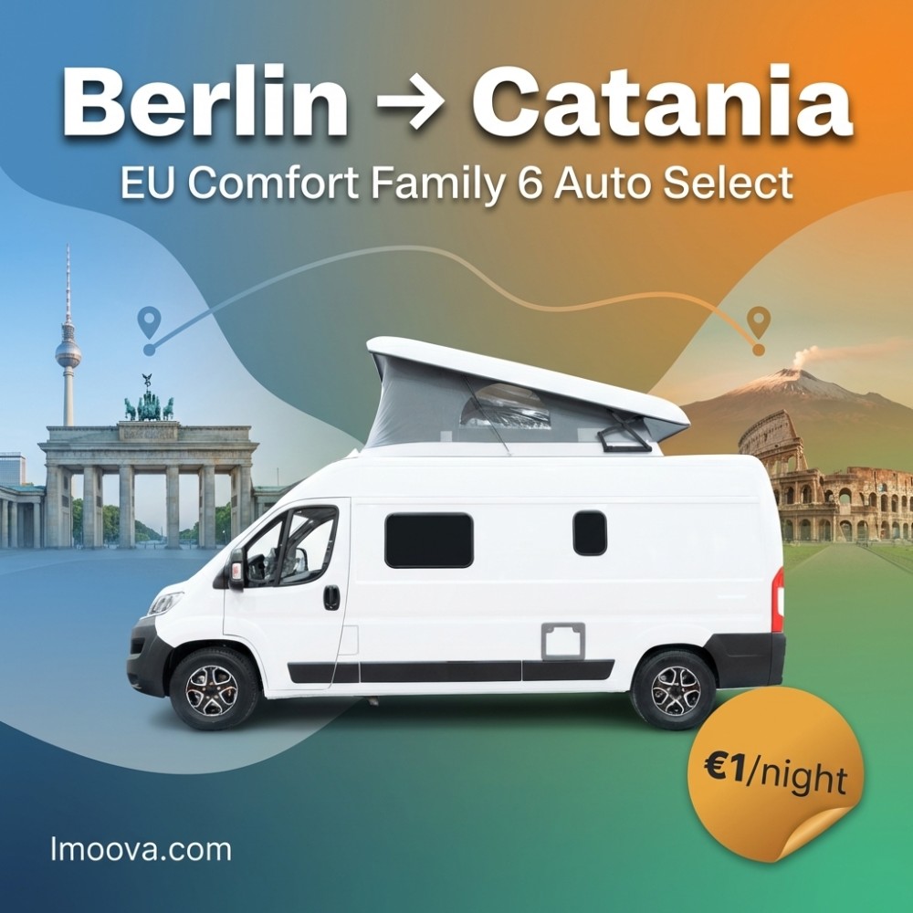EU Comfort Family 6 Auto Select available for relocation from Berlin to Catania