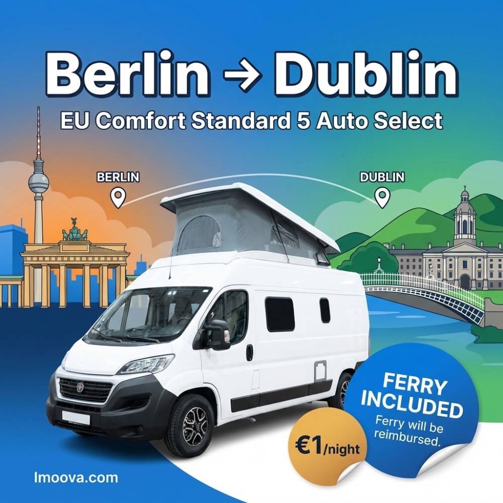 EU Comfort Standard 5 Auto Select available for relocation from Berlin to Dublin