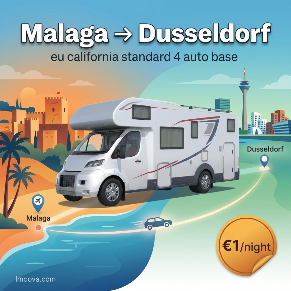 eu california standard 4 auto base available for relocation from Malaga to Dusseldorf