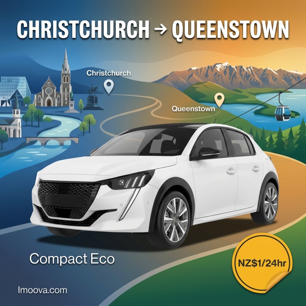 Compact Eco - Christchurch to Queenstown