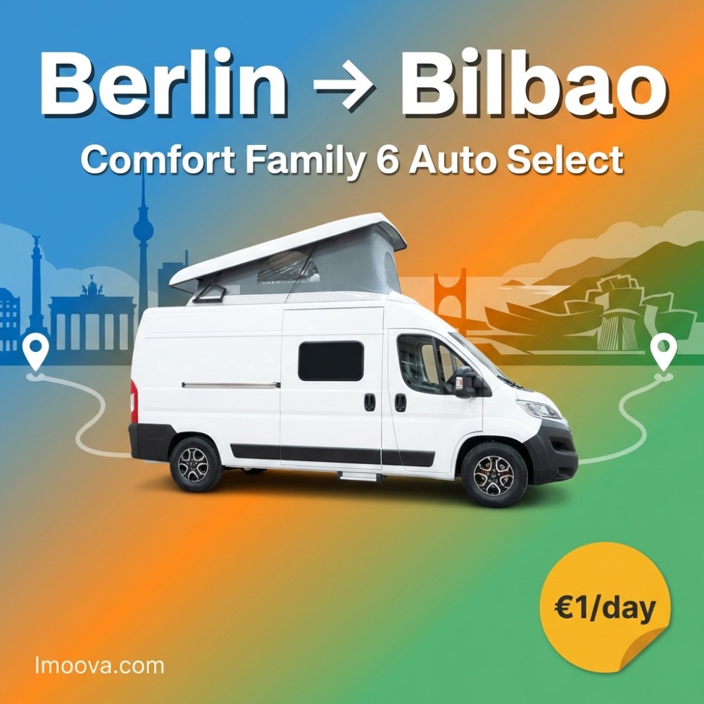 Comfort Family 6 Auto Select available for relocation from Berlin to Bilbao