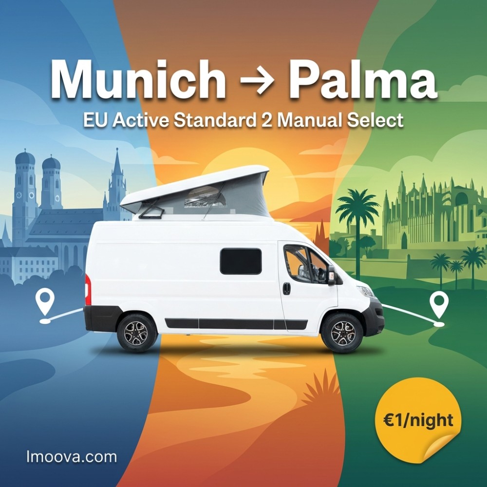 EU Active Standard 2 Manual Select available for relocation from Munich to Palma