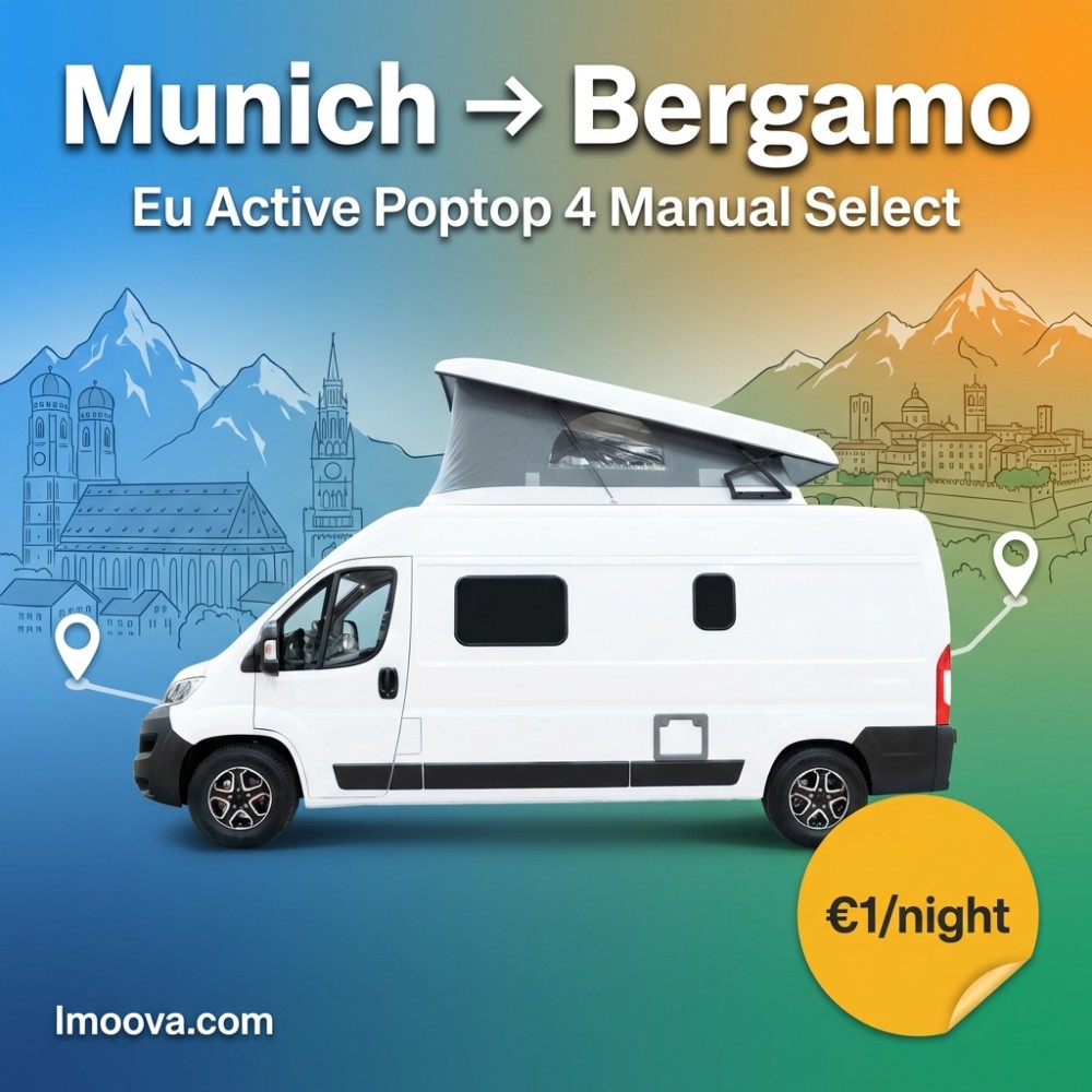 Eu Active Poptop 4 Manual Select available for relocation from Munich to Bergamo