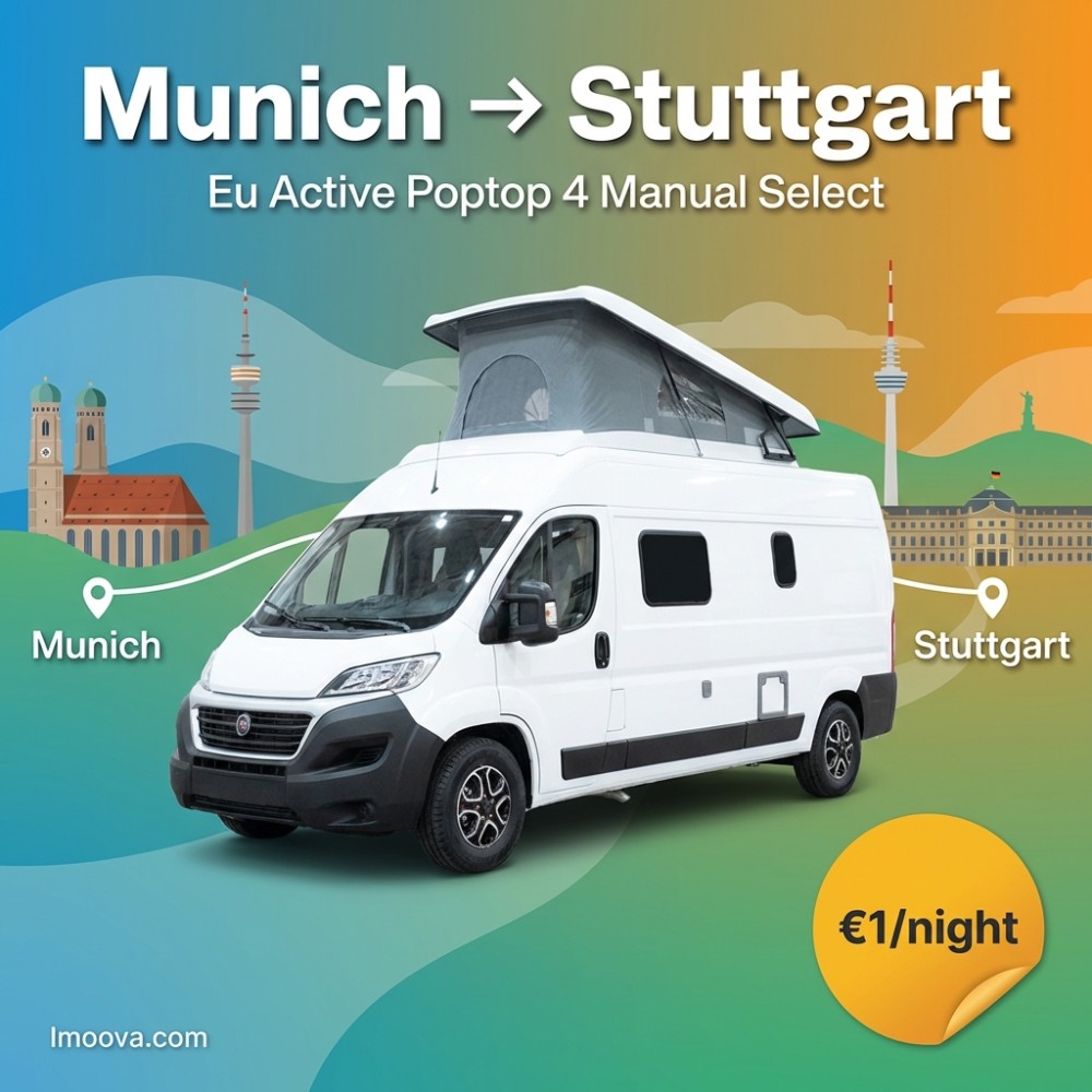 Eu Active Poptop 4 Manual Select available for relocation from Munich to Stuttgart
