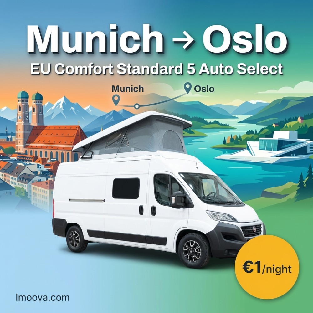 EU Comfort Standard 5 Auto Select - Munich to Oslo