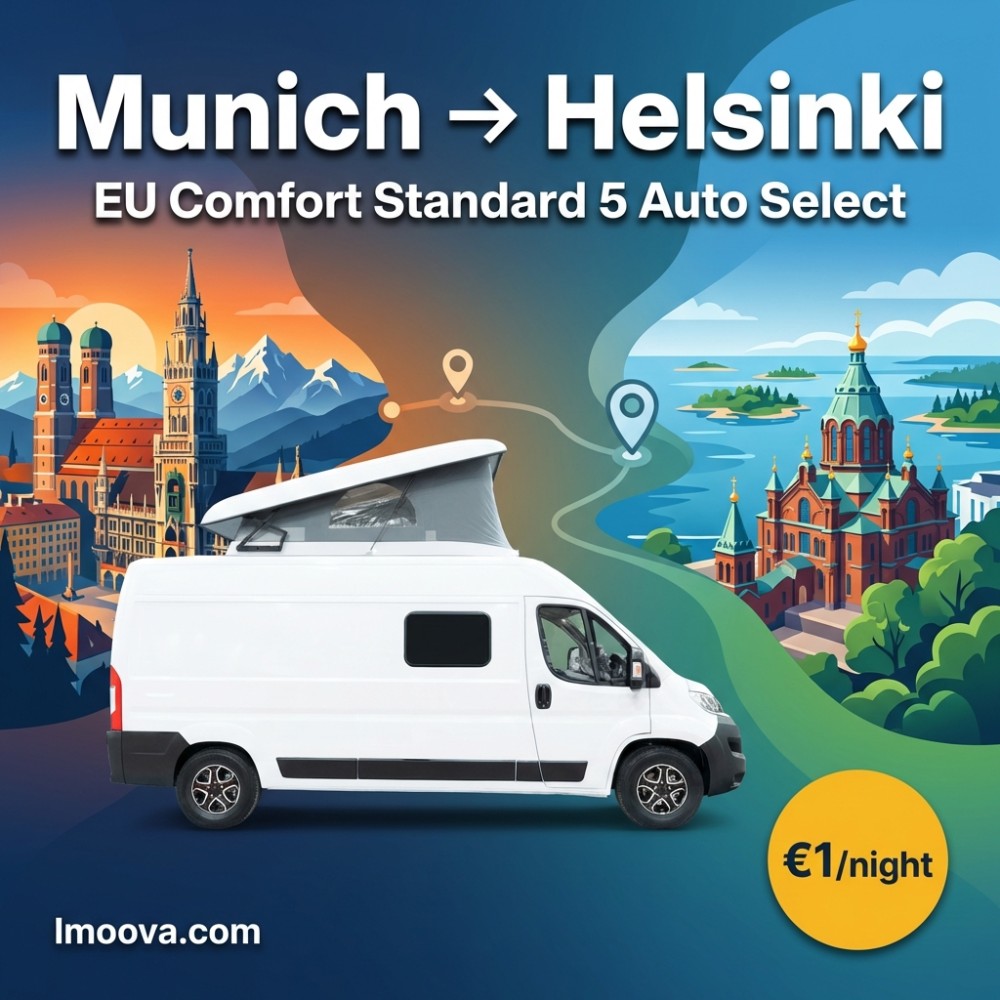 EU Comfort Standard 5 Auto Select - Munich to Helsinki