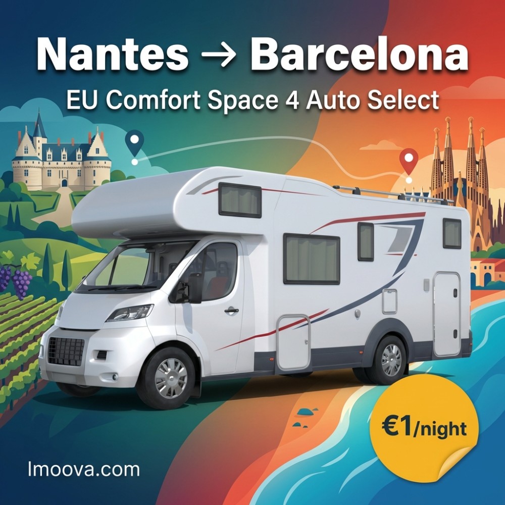 EU Comfort Space 4 Auto Select - Nantes to Barcelona