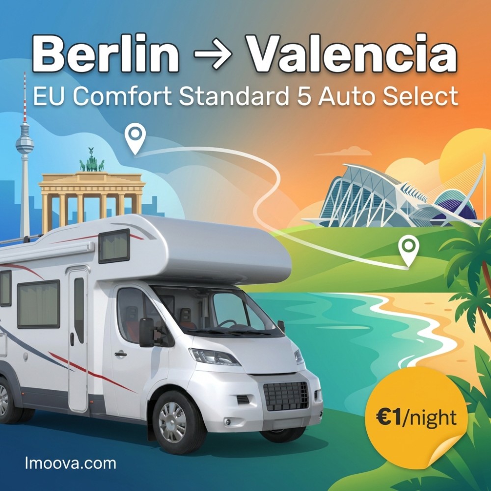 EU Comfort Standard 5 Auto Select - Berlin to Valencia