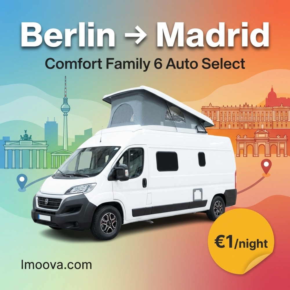 Comfort Family 6 Auto Select - Berlin to Madrid