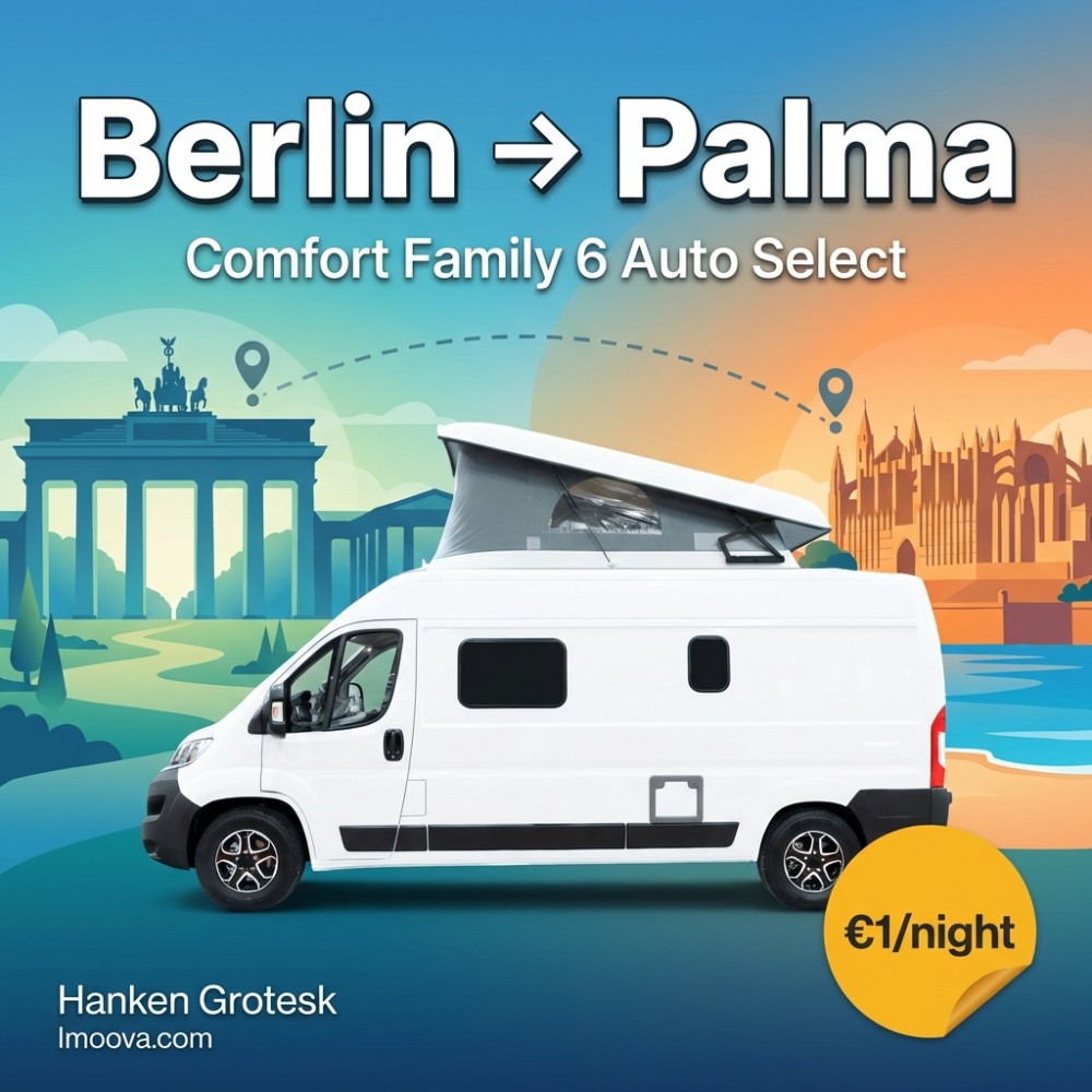 Comfort Family 6 Auto Select - Berlin to Palma