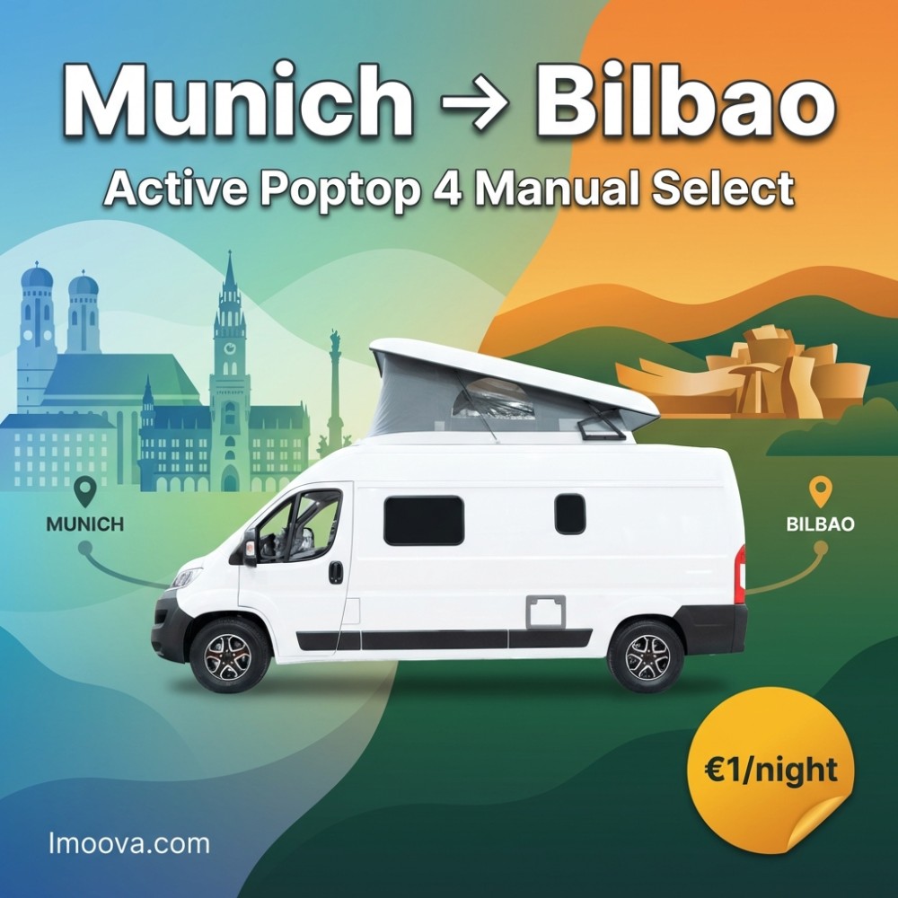 Active Poptop 4 Manual Select - Munich to Bilbao