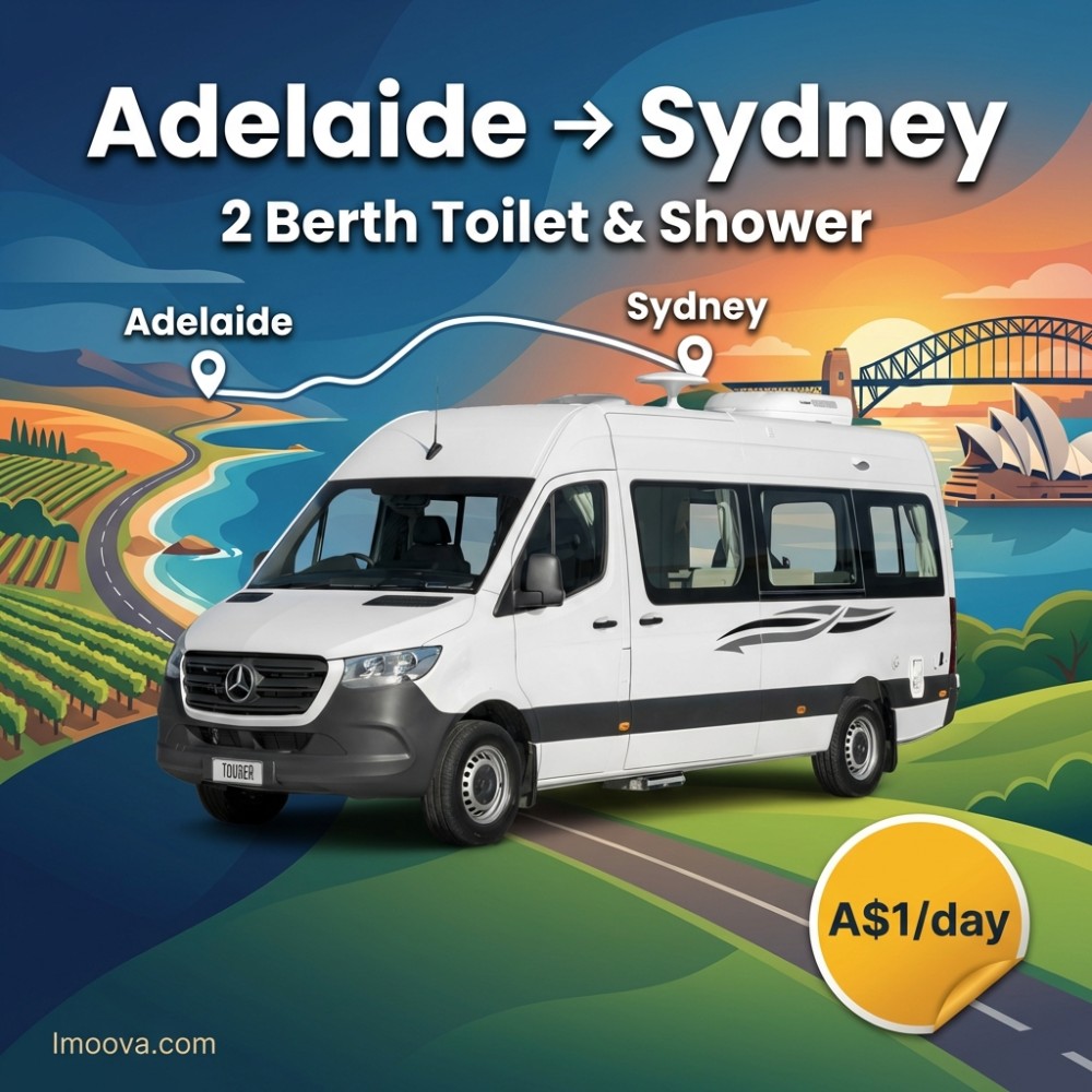 2 Berth Toilet & Shower - Adelaide to Sydney