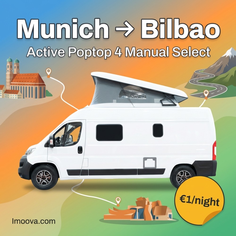 Active Poptop 4 Manual Select - Munich to Bilbao