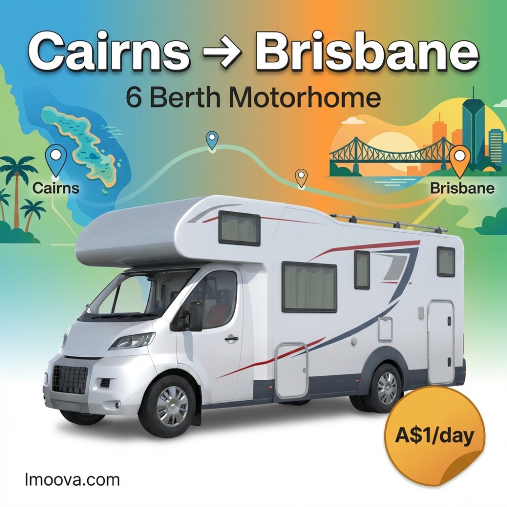 6 Berth Motorhome - Cairns to Brisbane