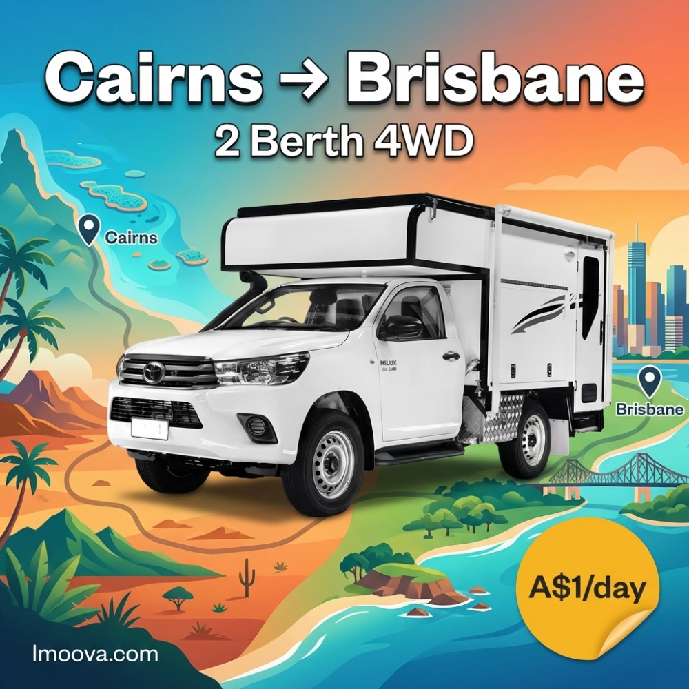 2 Berth 4WD - Cairns to Brisbane