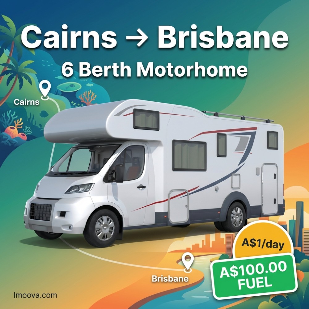 6 Berth Motorhome - Cairns to Brisbane