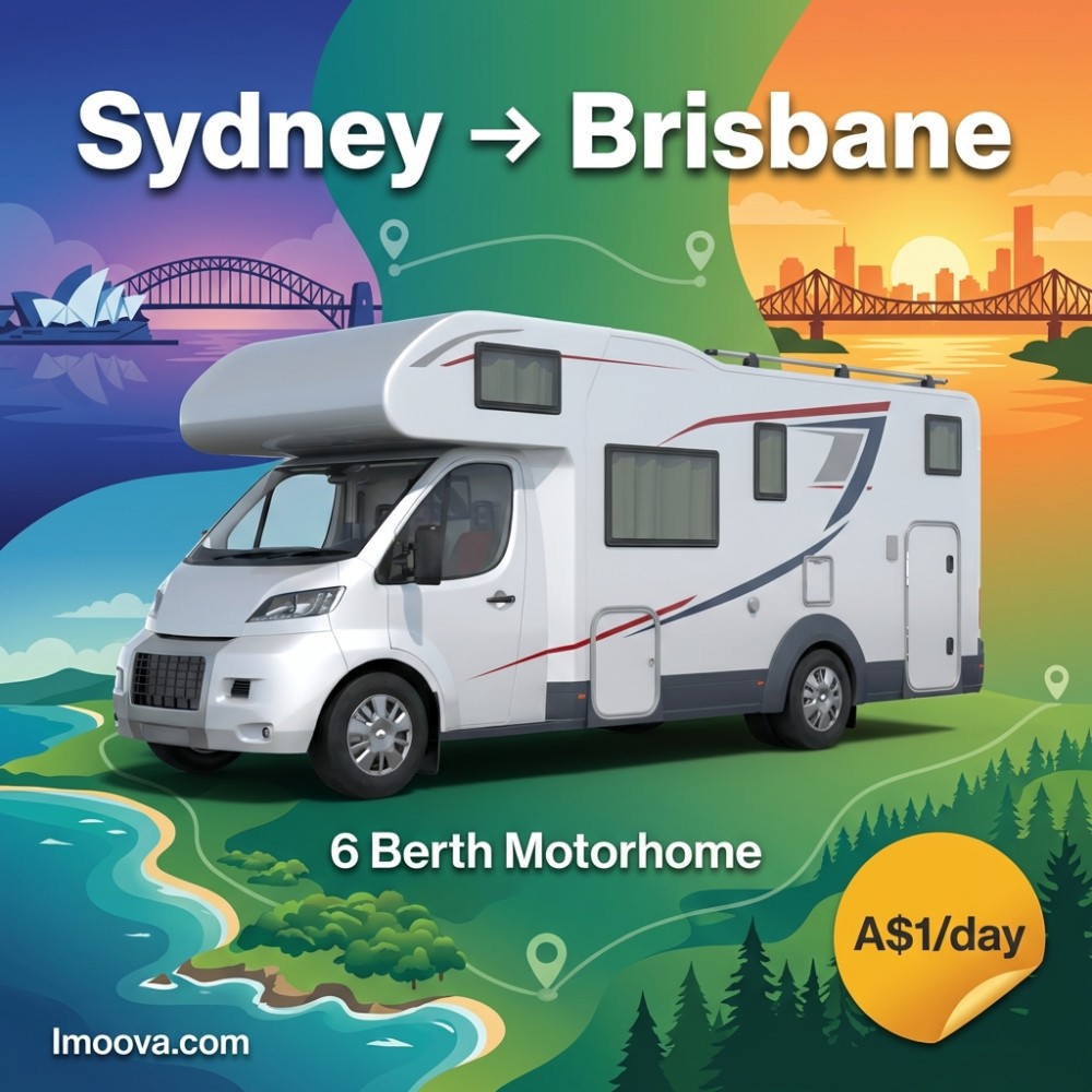 6 Berth Motorhome - Sydney to Brisbane