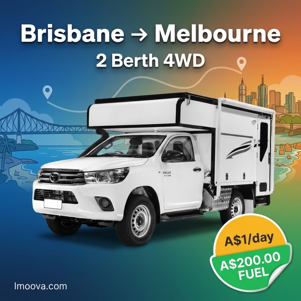 2 Berth 4WD - Brisbane to Melbourne